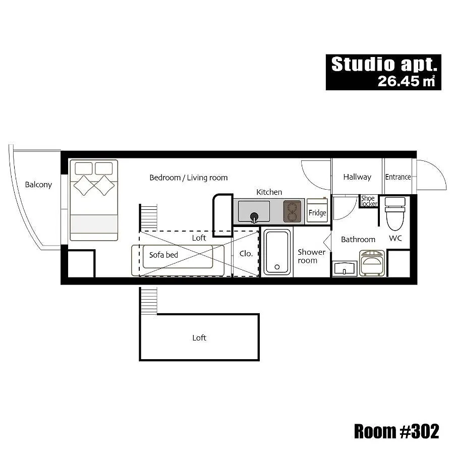 Ouchi Hotel Higashi-Hiratsuka #302 Hiroshima